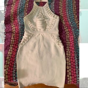 White body con dress